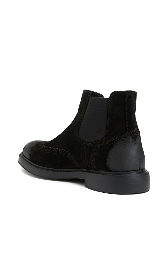 Siyah Erkek Süet Chelsea Bot