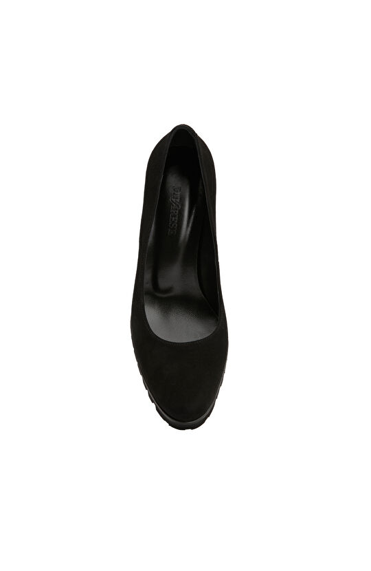 Siyah Süet Kadın Stiletto