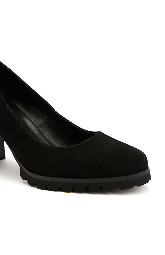 Siyah Süet Kadın Stiletto