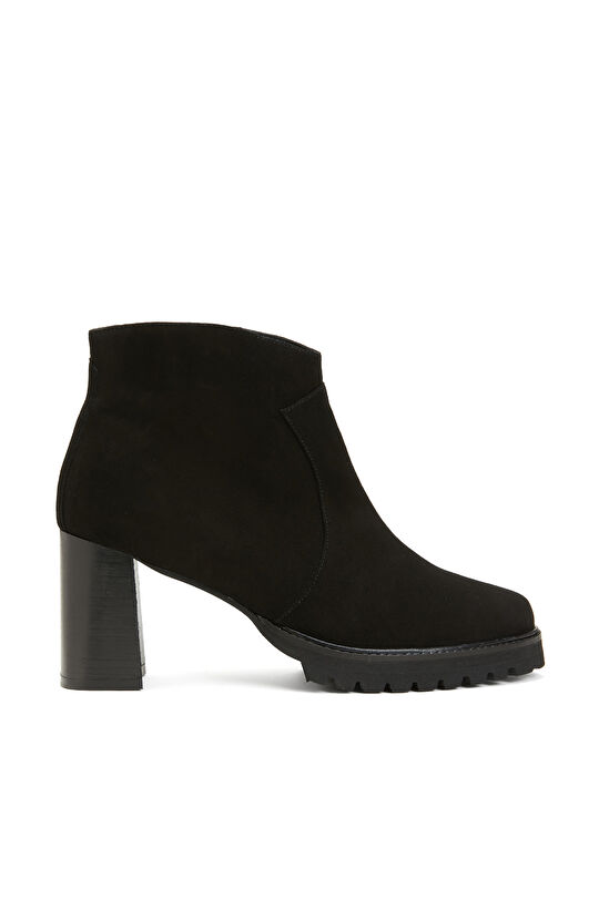 Siyah Kadın Süet Bot