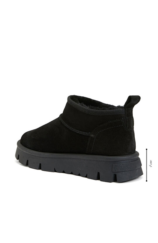 Siyah Kadın Süet Bot