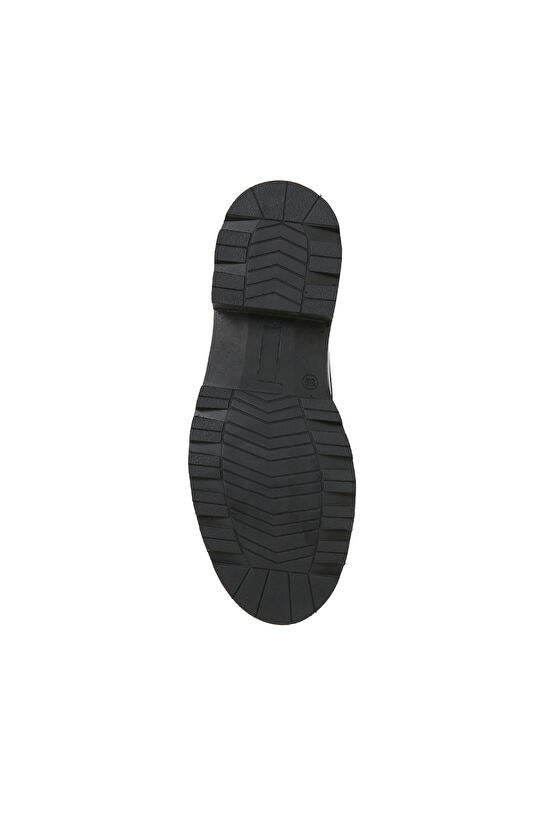 Siyah Kadın Deri Loafer