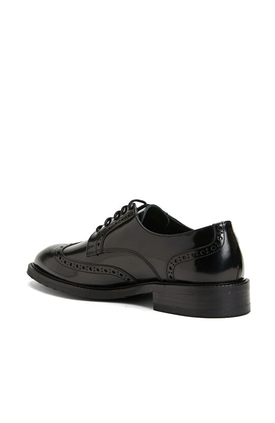 Siyah Kadın Deri Ayakkabı