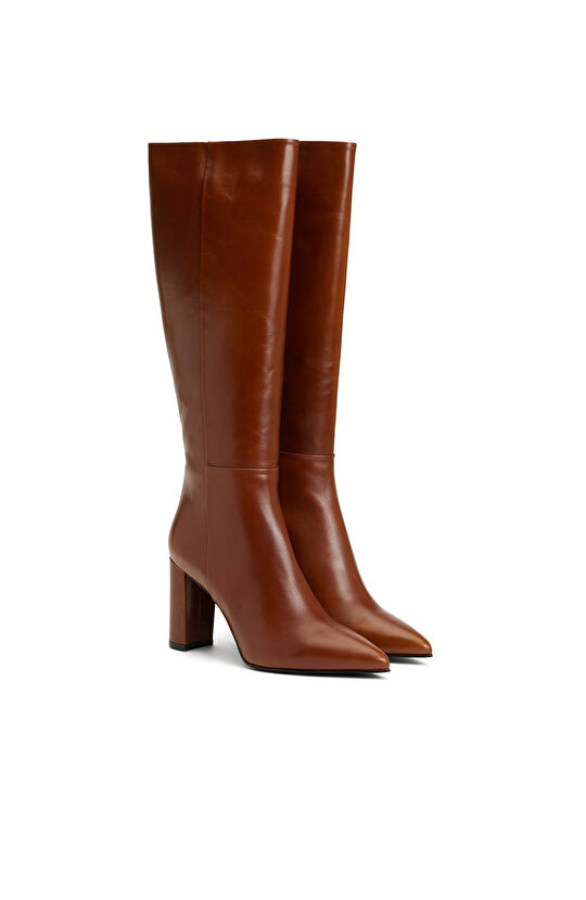 Taba Kadın Deri Çizme