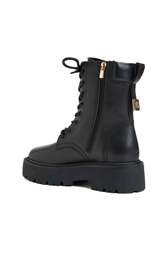 Siyah Kadın Deri Bot