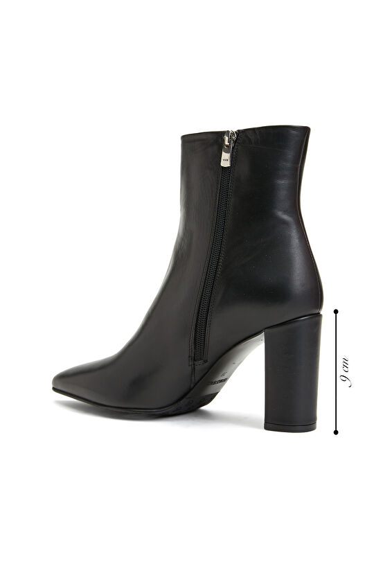 Siyah Kadın Deri Bot