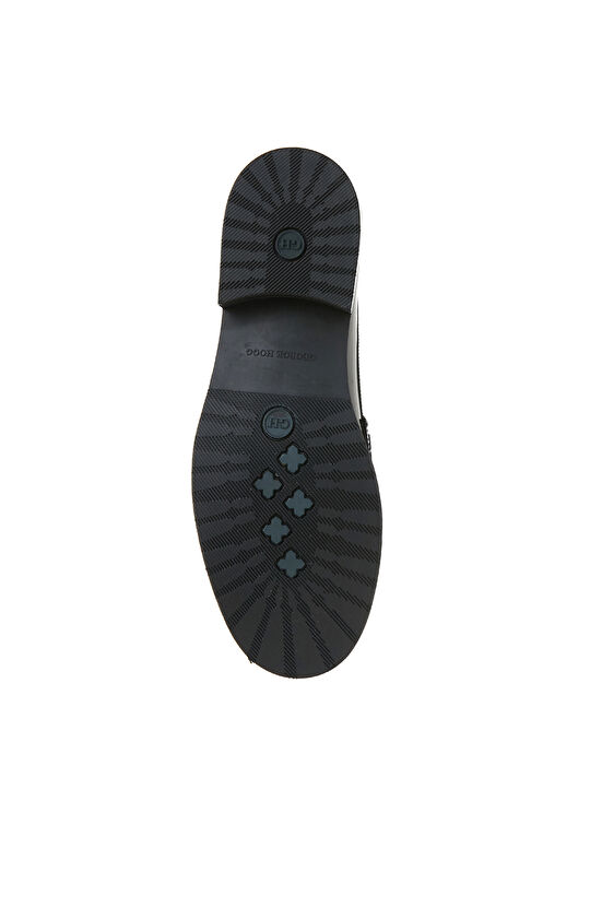 Siyah Kadın Deri Loafer