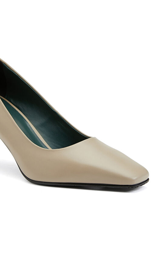 Vizon Kadın Deri Stiletto