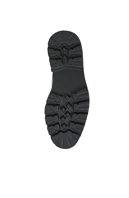 Siyah Kadın Bağcıklı Deri Ayakkabı