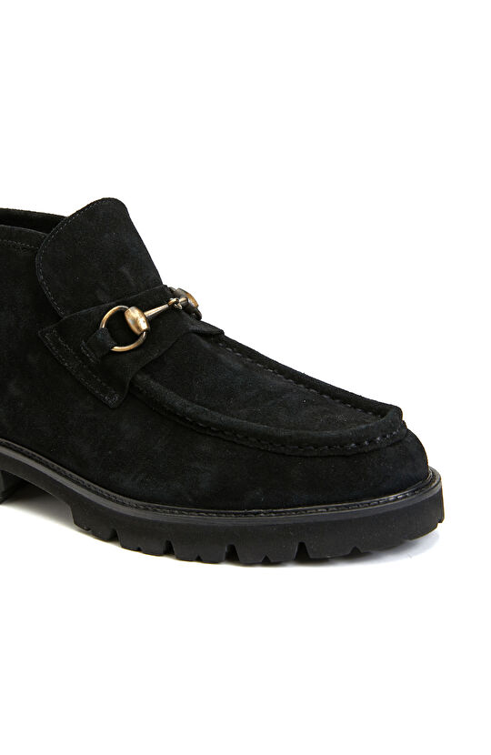 Siyah Kadın Süet Ayakkabı