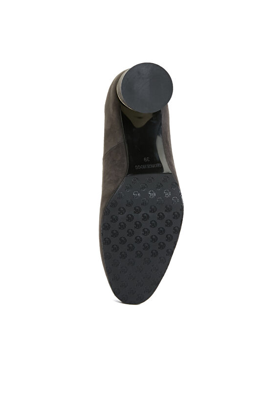 Antrasit Deri Stiletto