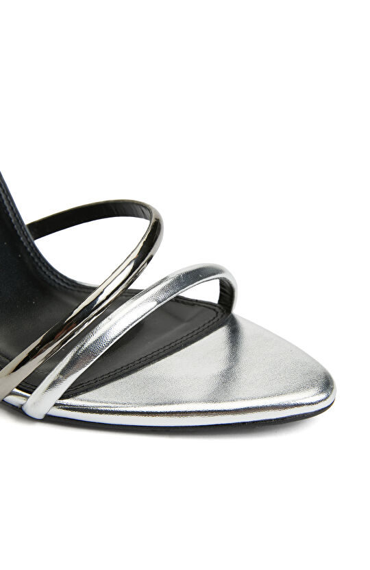 Silver Kadın Deri Sandalet