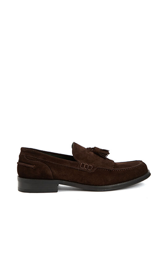 Acı Kahve Erkek Süet Loafer