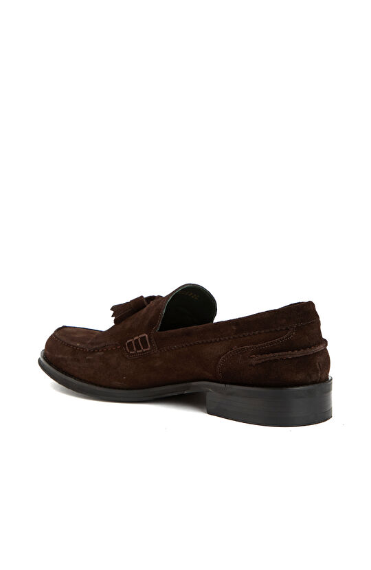 Acı Kahve Erkek Süet Loafer