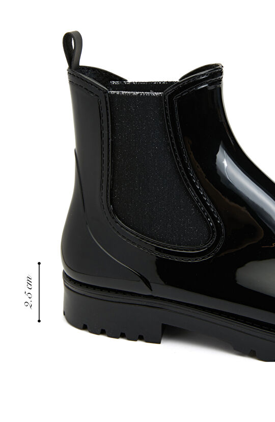 Siyah Kadın Yağmur Botu