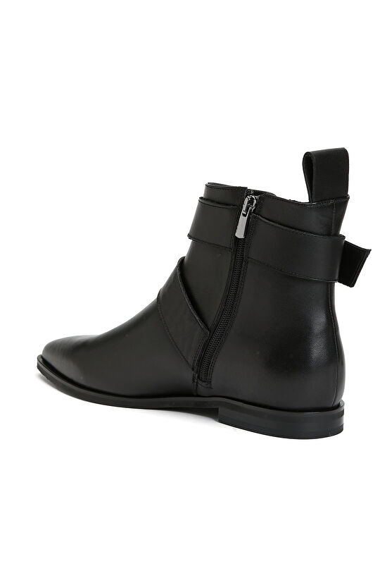 Siyah Kadın Deri Bot