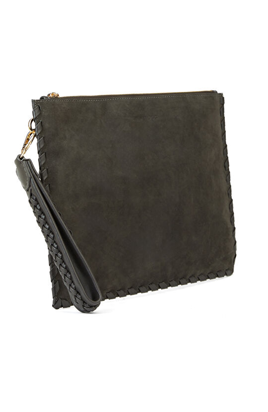 Gri Kadın Deri Çanta