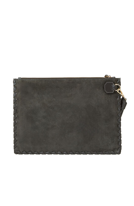 Gri Kadın Deri Çanta