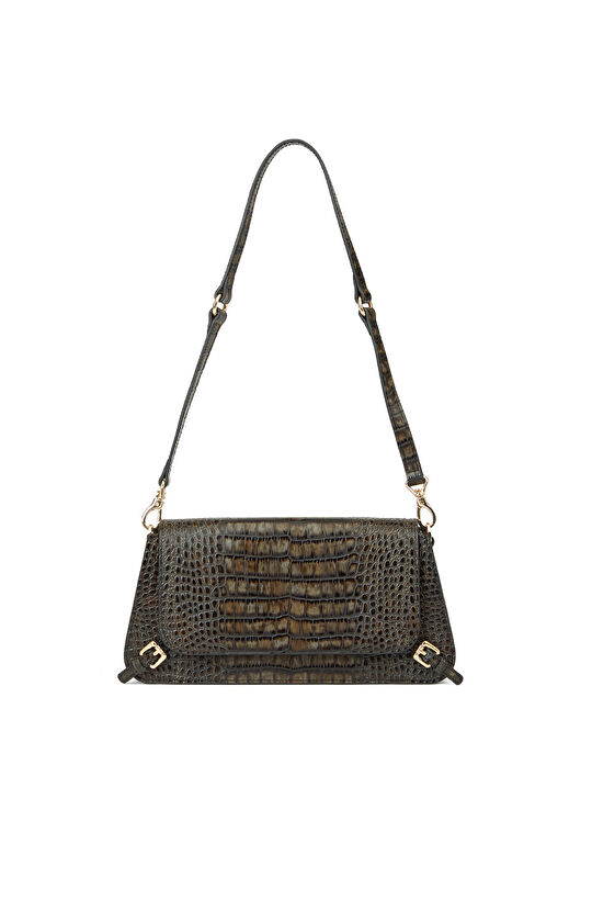 Haki Kadın Deri Çanta