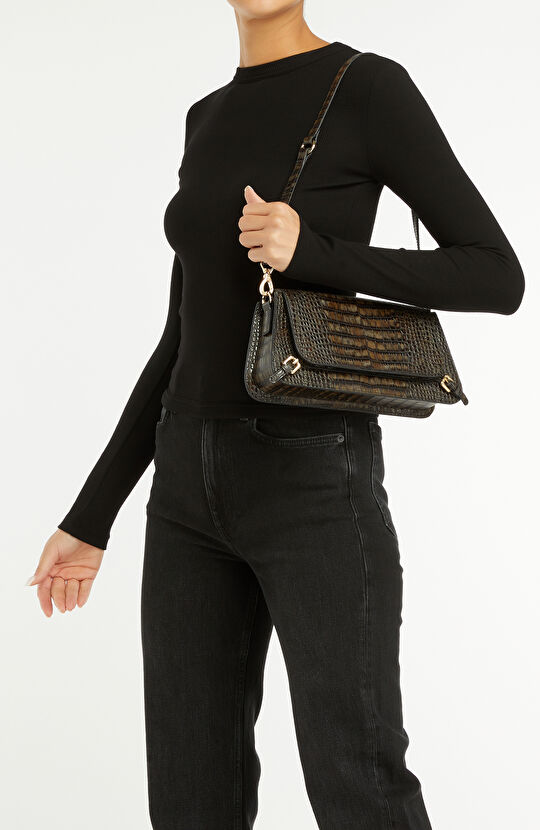 Haki Kadın Deri Çanta