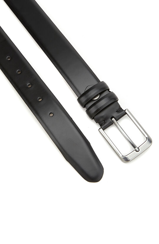 Siyah Erkek Deri Kemer