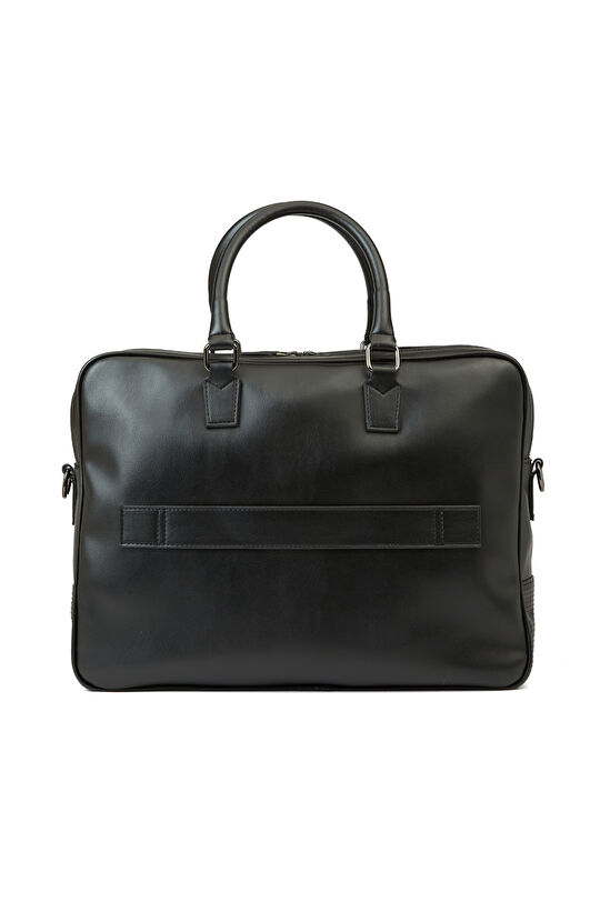 Siyah Süet Laptop Çantası