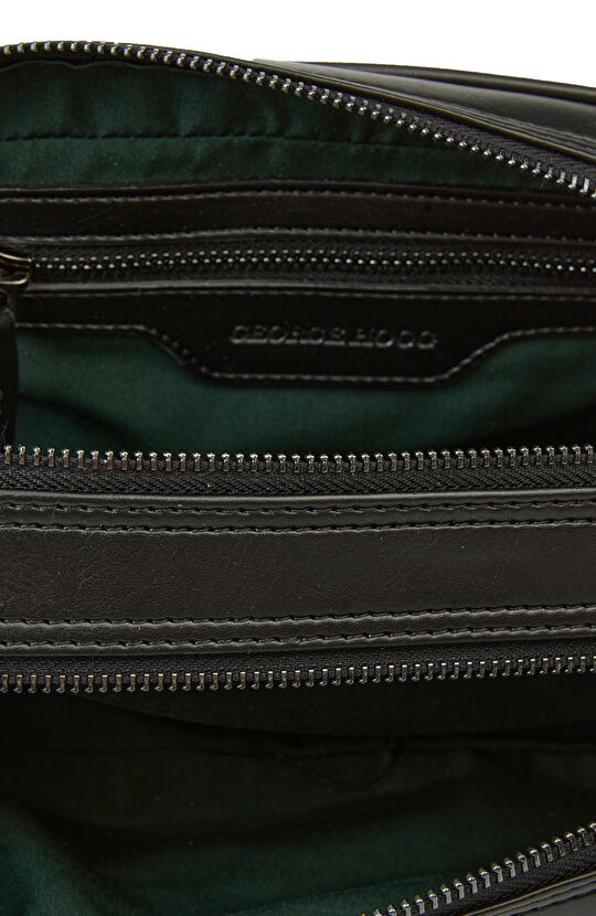 Siyah Erkek Süet Çanta