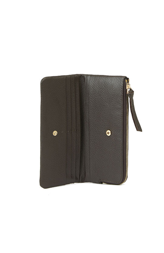 Kahverengi Kadın Deri Cüzdan