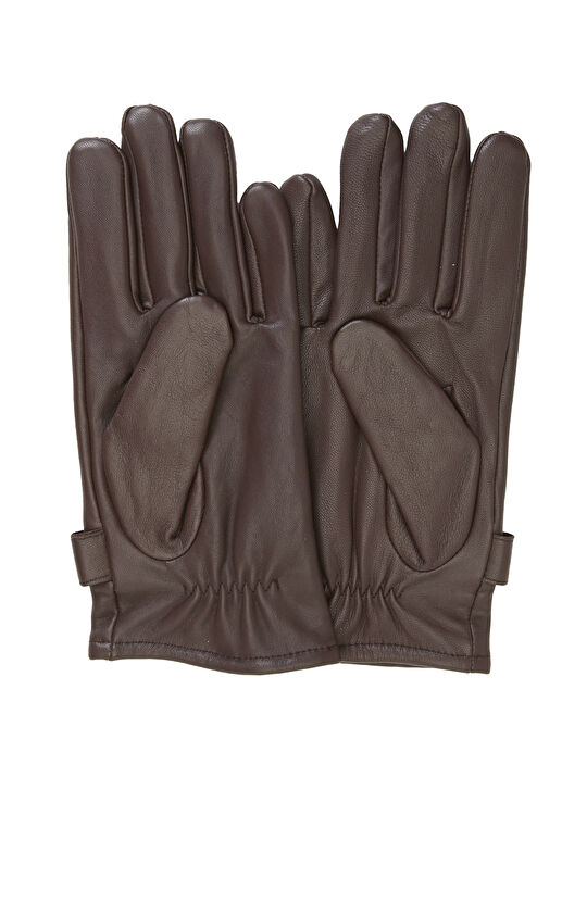 Kahverengi Erkek Deri Eldiven