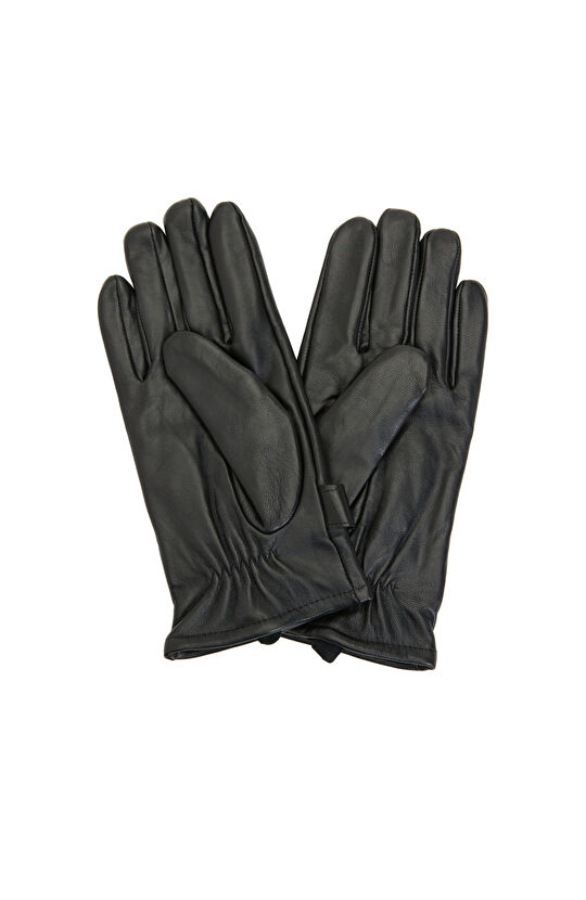 Siyah Erkek Deri Eldiven