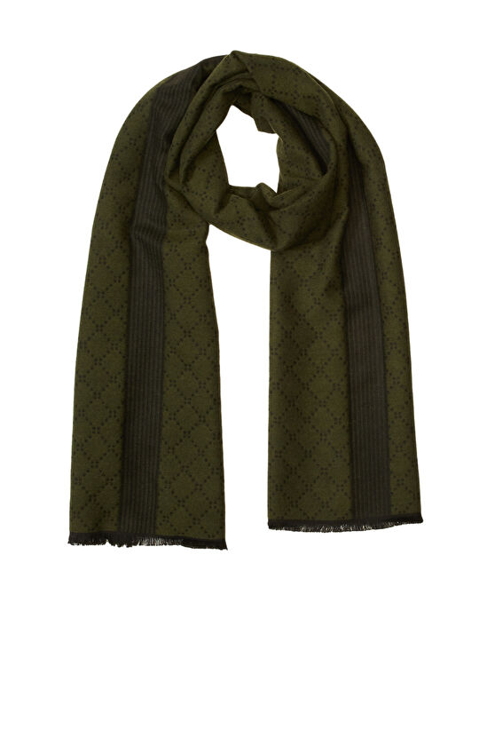 Haki Desenli Erkek Atkı