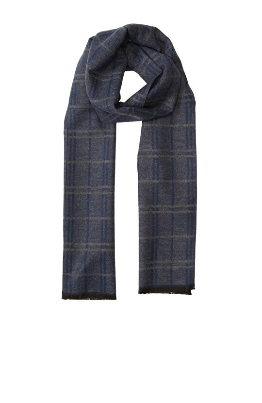 Lacivert Erkek Atkı