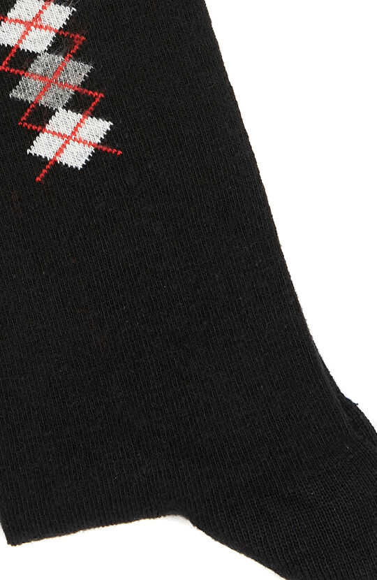 Siyah Pamuklu Erkek Soket Çorap