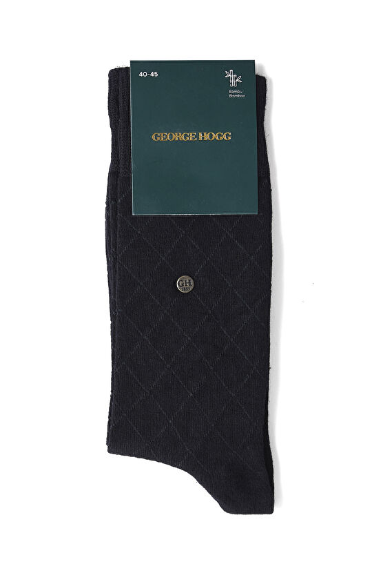 Siyah Bambu Erkek Soket Çorap