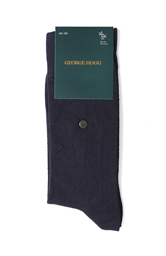 Lacivert Bambu Erkek Soket Çorap