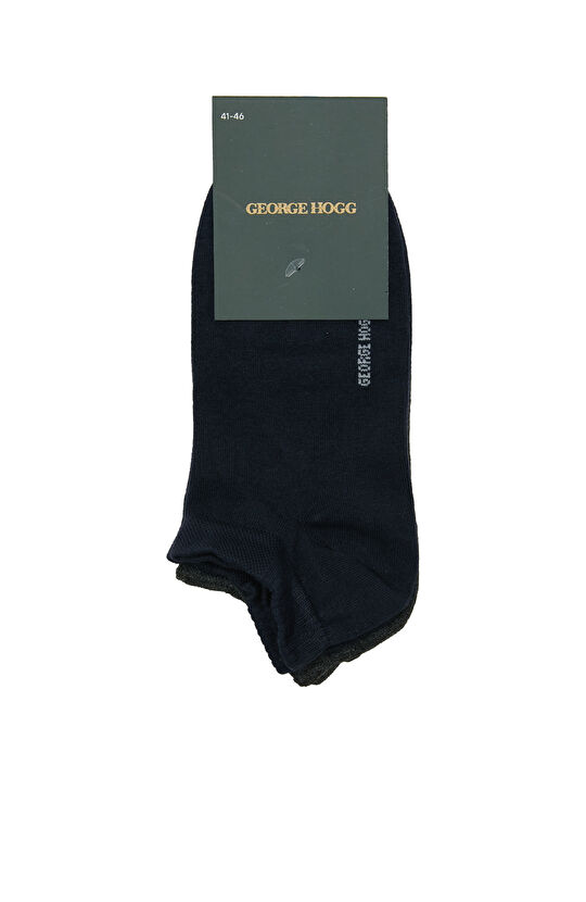 Lacivert Antrasit 2'li Erkek Bambu Çorap