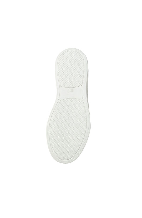 Siyah Kadın Deri Sneaker