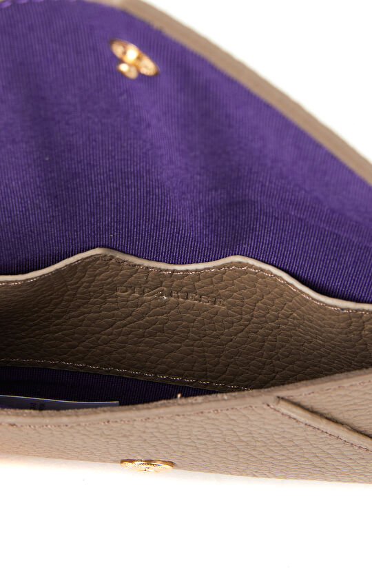 Vizon Kapaklı Deri Kadın Cüzdan