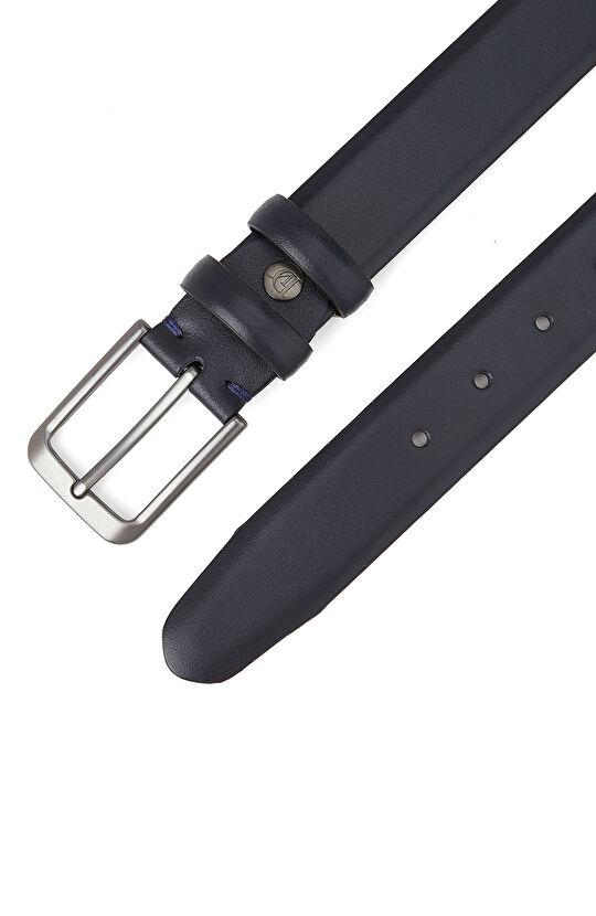 Lacivert Erkek Deri Kemer