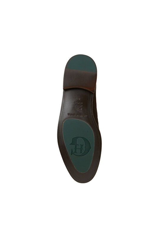 Kahverengi Erkek Süet Deri Loafer