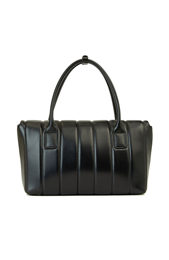 Siyah Kapitoneli Kadın Çanta