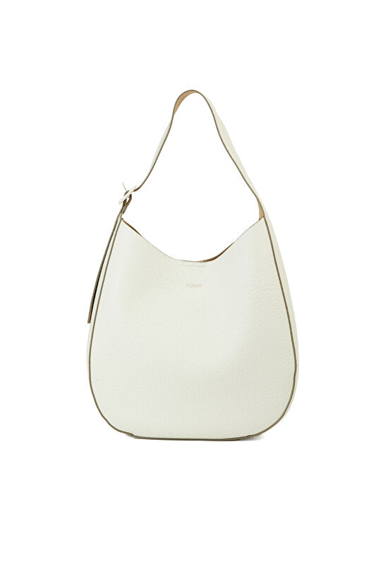 Bej Çıkarılabilir İç Çantalı Kadın Omuz Çantası