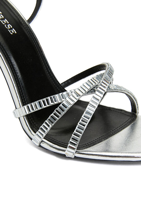 Silver Kadın Deri Sandalet