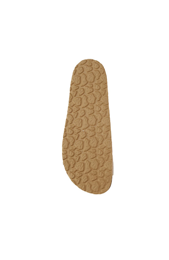 Pembe Kadın Deri Terlik