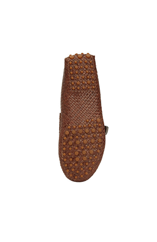 Taba Örgü Detaylı Kadın Loafer