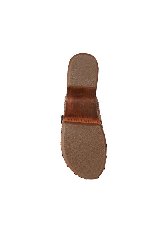 Taba Kadın Deri Terlik