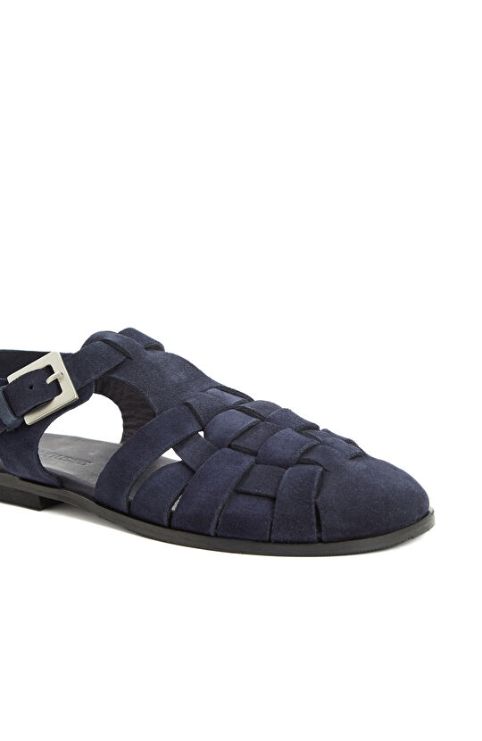 Lacivert Kadın Süet Ayakkabı