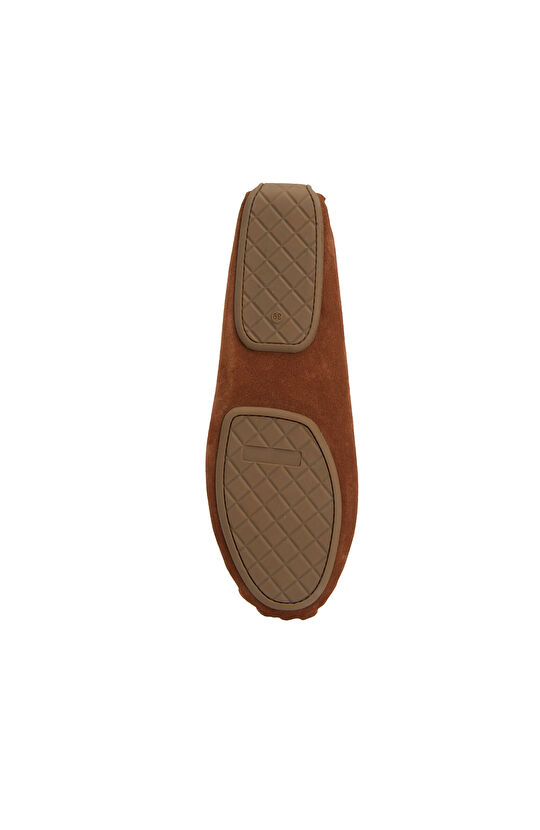 Taba Kadın Süet Loafer