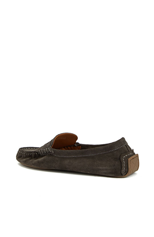 Füme Kadın Süet Loafer
