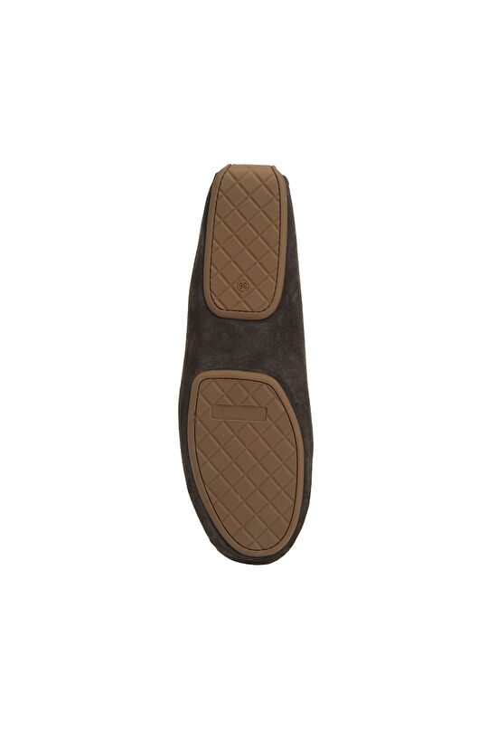 Füme Kadın Süet Loafer